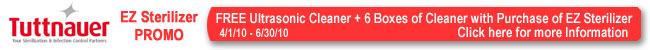 Tuttnauer EZ Sterilizer Promotion