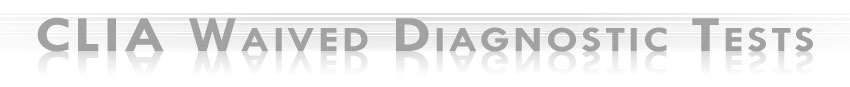 Diagnostic Testing