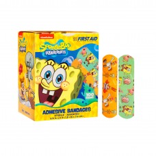 Dukal 1087745 Adhesive Bandages Pediatric Spongebob Box100