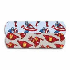 Dukal Pediatric Captain America / Ironman Bandages - 3/4" x 3" - Bx100