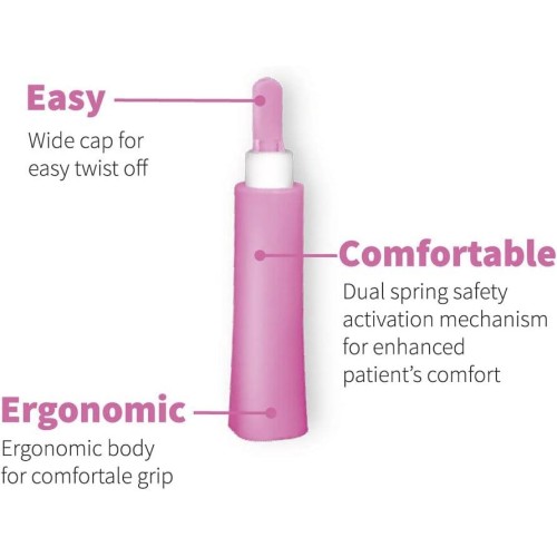 Medivena ONE-CARE Safety Lancets Contact-Activated 28G x 1.8mm (1102)