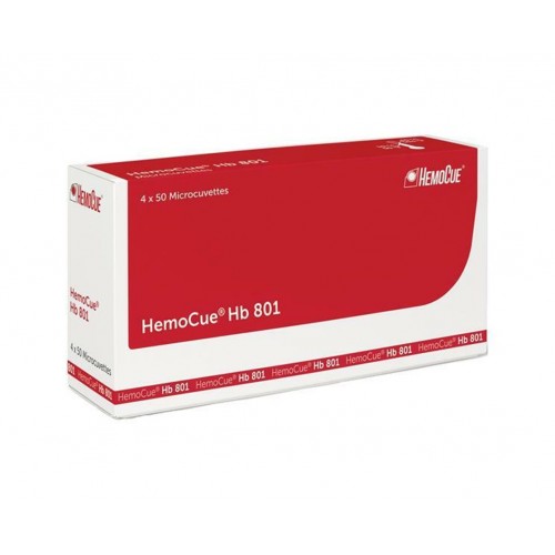 HemoCue 111902 Hb 801 Microcuvettes Box200