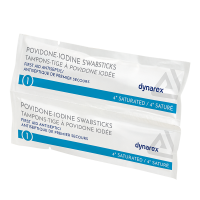 Dynarex Povidone Iodine Swabsticks Singles, Box of 50 (1201)