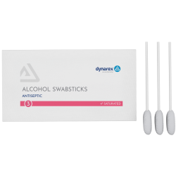 Dynarex Alcohol Swabsticks Triples, Case of 750 (1204)