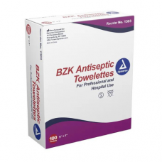 Dynarex 1303 BZK Antiseptic Towelettes Bx100