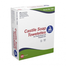 Dynarex 1304 Castile Soap Towelettes Box100