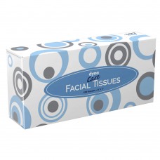 Dynarex 2-Ply Facial Tissues (8"x7") 100/Bx 