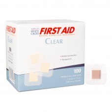 Dukal 1308033 Adhesive Bandages Clear Square Bx100