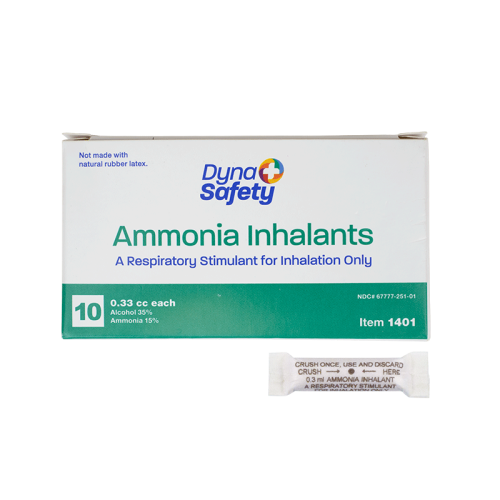 Dynarex Ammonia Inhalant Ampules, Box (1401)