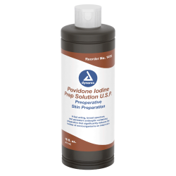 Dynarex PVP Povidone Iodine Prep Solution 16oz, Each (1415A)