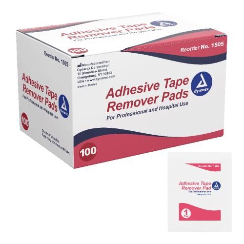 Dynarex Adhesive Remover Pads, Box (1505)