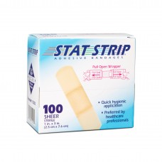 Dukal 15205 Adhesive Bandage Stat-Strips Sheer Adult Bx100