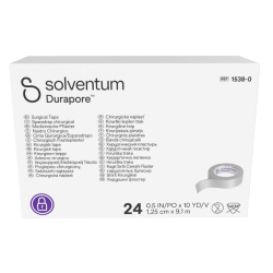 Solventum Durapore Surgical Cloth Tape  .5in, Box of 24 (1538-0)