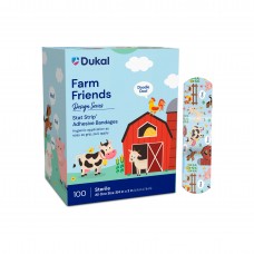 Dukal 15600 Adhesive Bandages Pediatric Farm Friends Bx100
