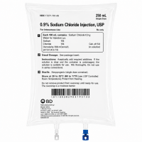 BD Sodium Chloride 0.9% NACL IV Bag 250ml, Case (1727170105) *R* BD Sodium Chloride 0.9% NACL IV Bag 250ml, Case (1727170105) *R*