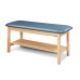 Clinton Premium Classic Series Flat Top Treatment Table with Full Shelf (200)
