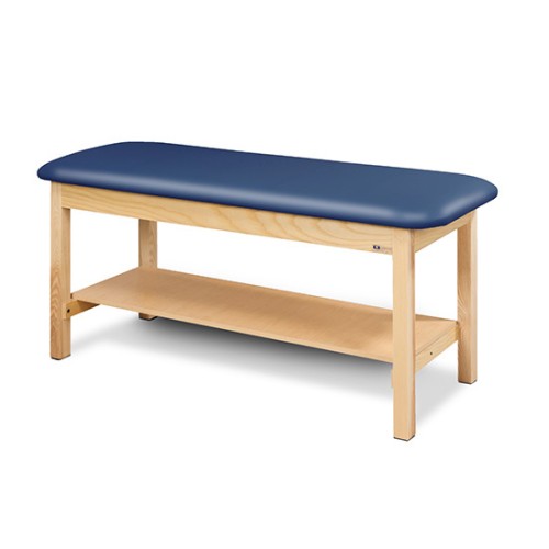 Clinton Premium Classic Series Flat Top Treatment Table with Full Shelf (200)