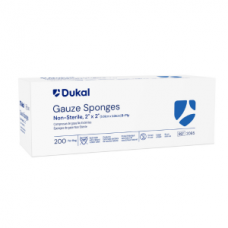 Dukal 2085 Gauze Sponges 2x2 8Ply Non-Sterile Bx200