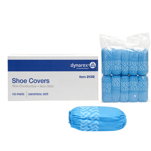 Dynarex Disposable Shoe Cover Non-Conductive Non-Skid Universal, Case (2132)