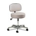 Clinton Aluminum Base Pneumatic Stool with Backrest (2155-21) Clinton Aluminum Base Pneumatic Stool with Backrest (2155-21)