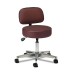 Clinton Aluminum Base Pneumatic Stool with Backrest (2155-21) Clinton Aluminum Base Pneumatic Stool with Backrest (2155-21)