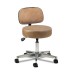 Clinton Aluminum Base Pneumatic Stool with Backrest (2155-21) Clinton Aluminum Base Pneumatic Stool with Backrest (2155-21)