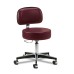 Clinton Aluminum Base Pneumatic Stool with Backrest (2156-21) Clinton Aluminum Base Pneumatic Stool with Backrest (2156-21)
