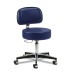 Clinton Aluminum Base Pneumatic Stool with Backrest (2156-21) Clinton Aluminum Base Pneumatic Stool with Backrest (2156-21)