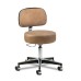Clinton Aluminum Base Pneumatic Stool with Backrest (2156-21) Clinton Aluminum Base Pneumatic Stool with Backrest (2156-21)