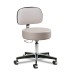 Clinton Aluminum Base Pneumatic Stool with Backrest (2156-21) Clinton Aluminum Base Pneumatic Stool with Backrest (2156-21)