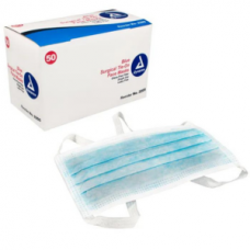 Dynarex 2205 Surgical Face Mask with Ties Blue Box50