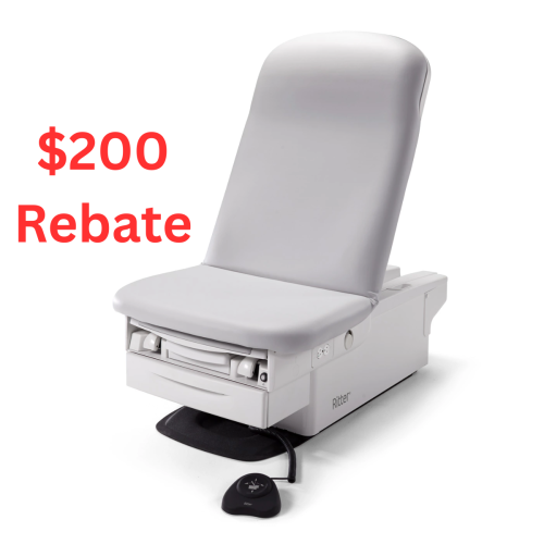 Midmark Ritter 225 Barrier-Free Power Exam Chair with Top