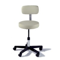 Midmark 271 Adjustable Stool with Composite Base and Backrest