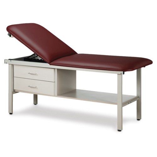Clinton Alpha Series Steel Frame Treatment Table with Drawers (3013)