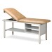 Clinton Alpha Series Steel Frame Treatment Table with Shelving (3030)
