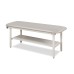 Clinton Alpha Series Flat Top Steel Frame Treatment Table with Full Shelf (3200)