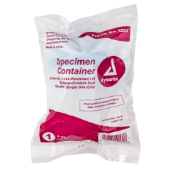 Dynarex Specimen Container Sterile 4oz Ind Wrapped Case, Case of 100 (4253)