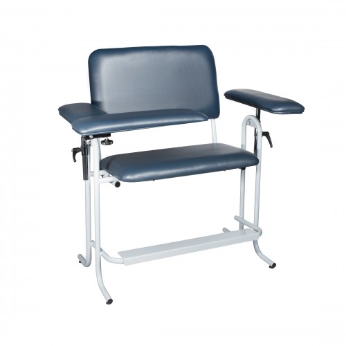 Dukal 4382X-F Wide Blood Draw Chair with Flip Arm