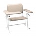 Dukal 4382X-F Wide Blood Draw Chair with Flip Arm