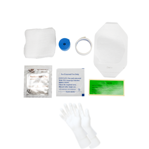 Dynarex IV Start Kit with Vinyl Glove Pair, Case (4696) Dynarex IV Start Kit with Vinyl Glove Pair, Case (4696)