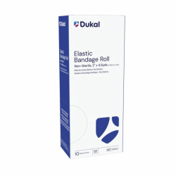 Dukal Elastic Bandage Roll 3'', Box of 10 (503LF)