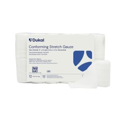 Dukal Conforming Stretch Gauze 2'' Non Sterile, Bag (602)