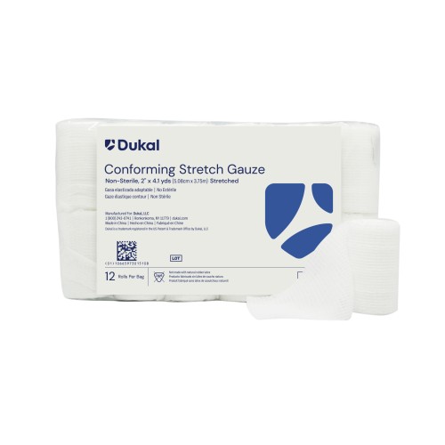 Dukal Conforming Stretch Gauze 2'' Non Sterile, Bag (602)
