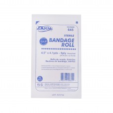 Dukal 645 Sterile Fluff Bandage Roll 4.5" x 4.1 yds 6Ply Case100