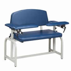 Clinton 66000 Lab X Extra Wide Blood Draw Chair with Dual Flip Arms