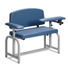 Clinton 66000-S Lab X Extra Wide Blood Draw Chair with Flip Arm
