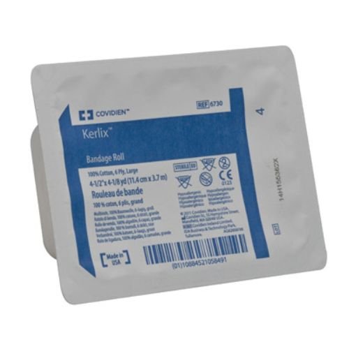 Cardinal 6730 Kerlix Bandage Roll 4.5'' x 4.1Yd Sterile 6Ply, Case of 60