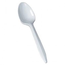 White Plastic Spoon - Ca1000