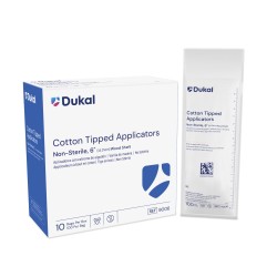 Dukal Cotton Tip Applicator Sterile 6'' Pack of 2, Bag (9016)