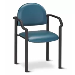 Clinton Black Frame Side Chair with Arms (C-50B)